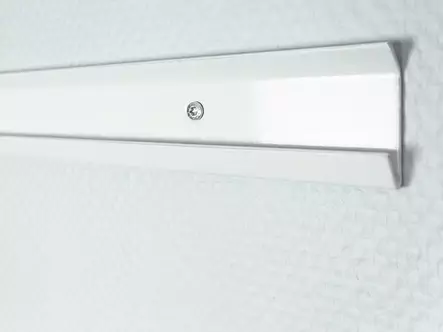 Pisla Wall-U yläkisko 200cm valkoinen - Hyllykiskot ja kannakkeet - 0002475 - 2