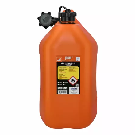Plastex bensakanisteri 18L kaatonokalla oranssi - Polttoainekanisterit - 0021765 - 2