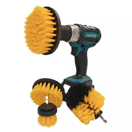 Puhdistusharjasetti porakoneeseen 4-os. - Pesuvälineet - 0020175 - 1