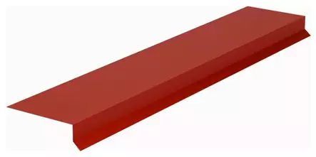 Räystäslista RR29 punainen 145x50x2000mm - Reunapellit - 0016935 - 1