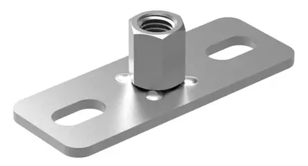 Runkolevy kombi M8/10, sinkitty, 80x30x3mm - IV-putket ja -osat - 0020375 - 1