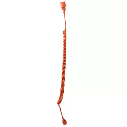 Spiraalijatkojohto 3x1,5 IP44 5m - Sisäjatkojohdot - 0016715 - 2