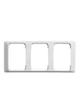 ABB Jussi peitelevy 3-os 100mm 2523-100P - Uppo-asennus rasiat ja kytkimet - 0007445 - 1