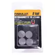 Finbullet irto magneetti 19mmx5mm 8/kpl - Magneettinostimet, -kulhot ja peilit - 0009575 - 1