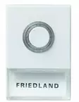Friedland ovikellopainike valkoinen D723W - Muut sähköasennustarvikkeet - 0007525 - 1