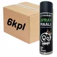 HS Hammer Spraymaali musta matta 500ml LAATIKKO (6kpl) - Spraymaalit - 0019745 - 1
