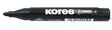 Huopakynä Kores Permanent XP2, musta, viisto - Merkkauskynät ja tussit - 0005175 - 1