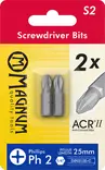 Magnum Kärki ACR2 2kpl Ph2 25mm - Ruuvauskärjet - 0001005 - 2