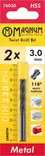 Magnum Poranterä HSS 2kpl 2,5mm - Metalliporanterät - 0001275 - 1