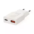 Nedis GaN USB-Pikalaturi USB-C PD 20W + USB-A 18W - Puhelintarvikkeet - 0021065 - 2