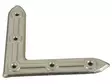 Pisla ikkunankulma 95x95x20mm 4kpl sinkitty - Kalusteasennus kulmalevyt - 0001945 - 1