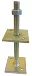 Säätöjalka ZN M16x150mm, 150x50x50x5mm - Ruuvipaalut ja teräsjalat - 0022045 - 1