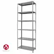 Shelving Hyllytolppa 250cm teräs harmaa - Varastohyllyt - 0016415 - 2