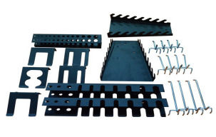 Työskentelyaseman koukku/telinesarja 21 -osainen - Työkalutaulut ja piikit - 0018305 - 1