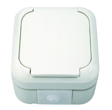 ABB Kosti pintapistorasia 1-os IP44 20ESWPP - Pinta-asennus rasiat ja kytkimet - 0007415 - 1