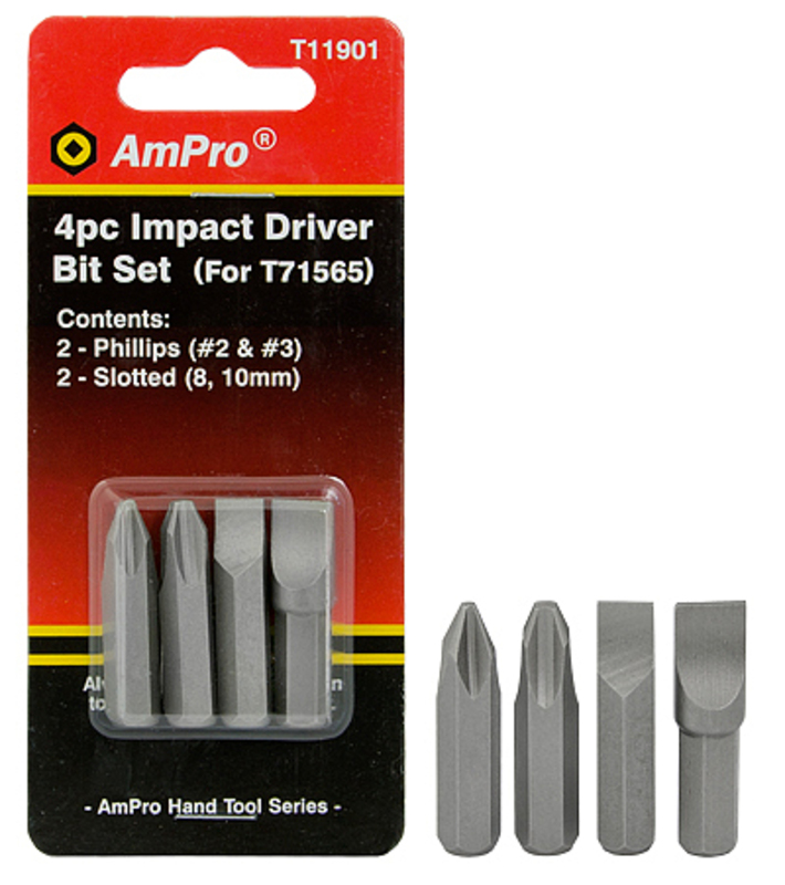 Amrox iskumeisselin kärkisarja 4-os. - Iskumeisselit - 0015135 - 1