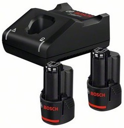 Bosch Akku/Laturipaketti 12V 2x3,0Ah - Työkaluakut ja -laturit - 0000575 - 1