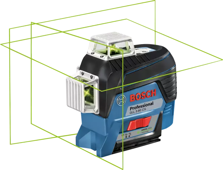 Bosch Linjalaser GLL 3-80 CG vihreä - Risti-ja linjalaserit ja tarvikkeet - 0000595 - 1