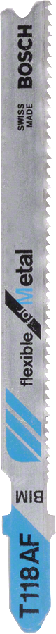 Bosch pistosahanterä bimetalli 1,1-1,5mm/17-23TPI T118AF - Pistosahanterät - 0000665 - 1