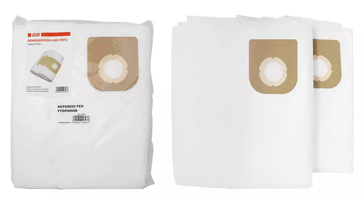 Clen Mikrokuitupölypussi, 2-3 moottoriset W429-440-623-633 10kpl - Imurien pölypussit ja suodattimet - 0014465 - 1