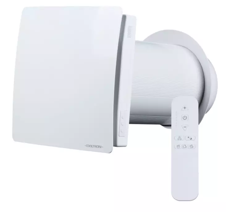 Cooltron Reco 60 EVO2 ilmanvaihtokone lämmön talteenotolla - Poisto- ja tuloilmaventtiilit - 0018515 - 1