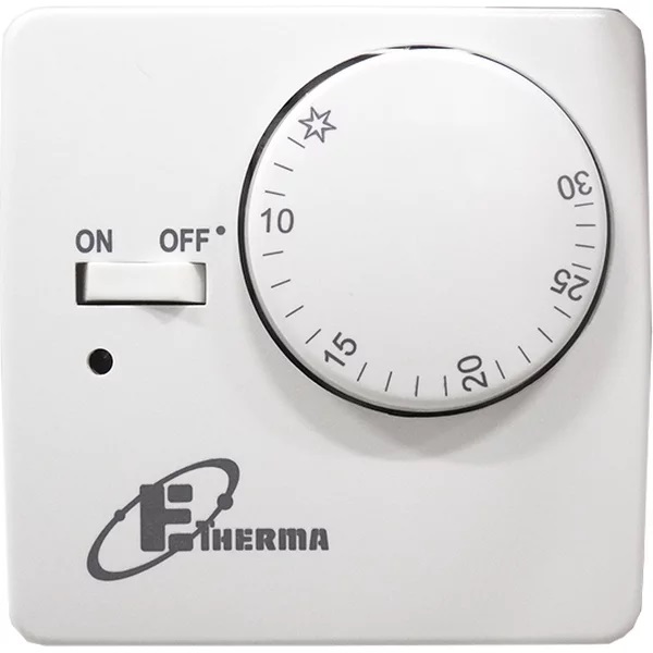 Etherma Huonetermostaatti pinta-asennus E-11 - Pinta-asennus rasiat ja kytkimet - 0014035 - 2