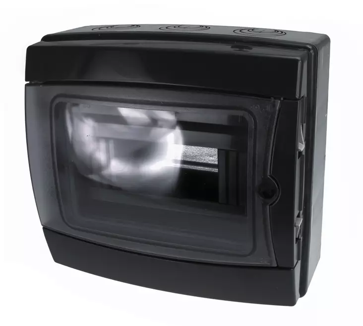 Famatel moduulikotelo 8 IP65 pinta musta - Sähkökaapit ja -keskukset - 0020775 - 1