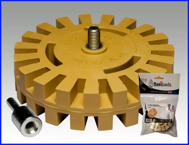 Flexipads tarranpoistolaikka 100x25x6mm hammastettu - Puhdistuslaikat - 0003675 - 1