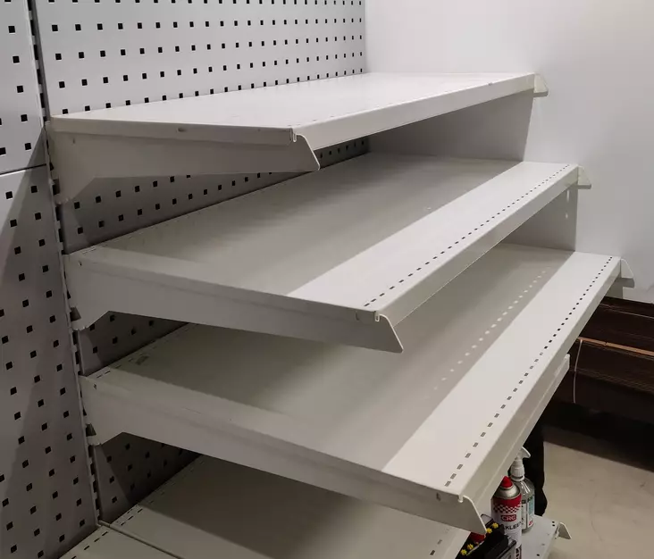 GWS Hyllytaso 400mm (käytetty) - Käytetyt varastohyllyt - 0015075 - 1