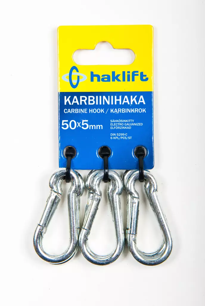 Haklift palomiehenhaka 50 x 5mm 6kpl - Sokat, haat, sakkelit - 0003305 - 1