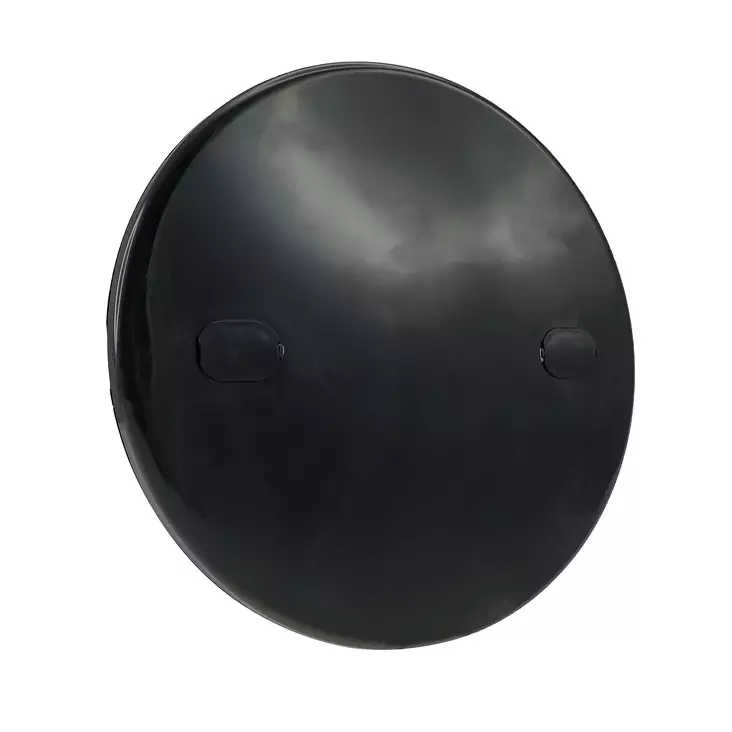 Harju Hiili peitekansi jakorasiaan musta - Uppo-asennus rasiat ja kytkimet - 0009905 - 1