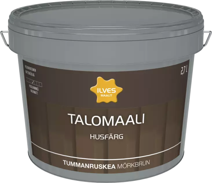 Ilves Talomaali tummanruskea RR32 2,7L - Ulkomaalit - 0007335 - 1