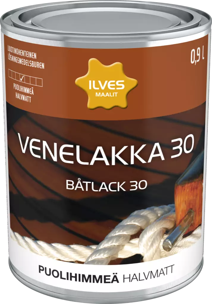 Ilves Venelakka puolihimmeä 30 0,9L - Lakat - 0007345 - 1