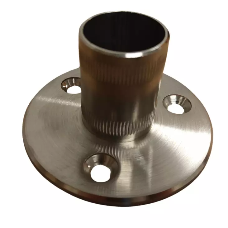 Jalkakiinnike tapilla 42,4mm putkelle - Tukitangot ja kahvat - 0019355 - 1