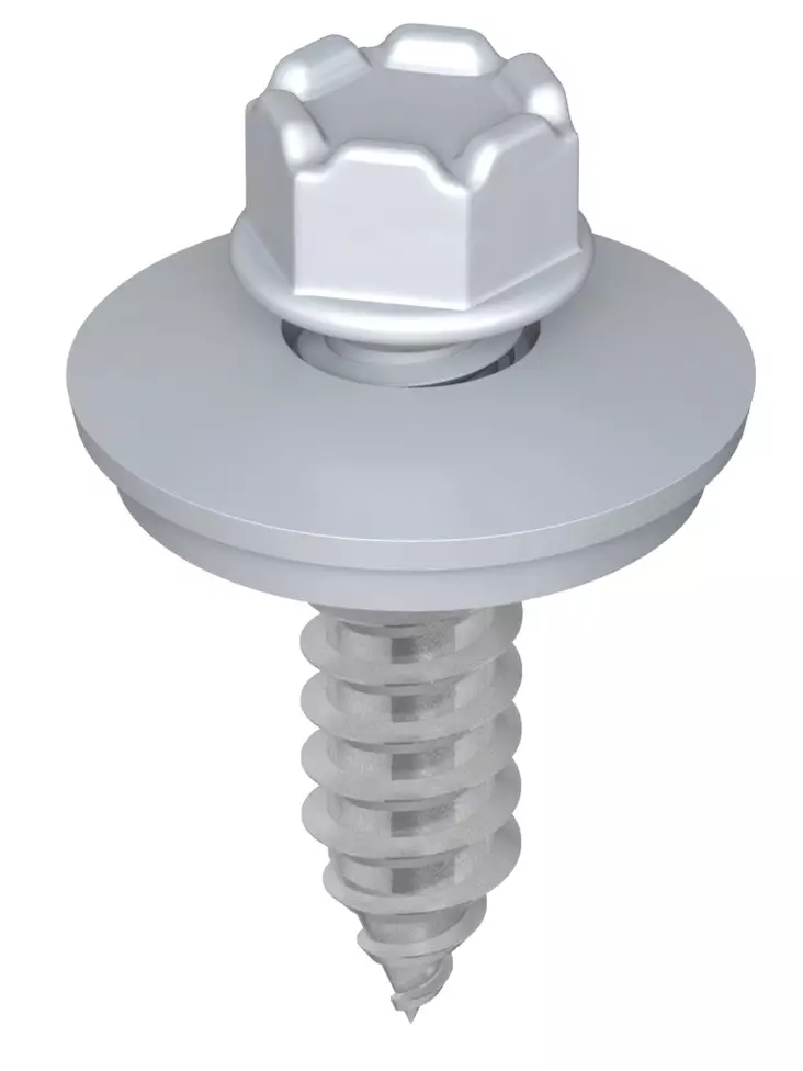 Kingi vaihtoruuvi 6,3 x 25, RR21 - Vaalean harmaa, 150kpl - Kateruuvit - 0018805 - 1