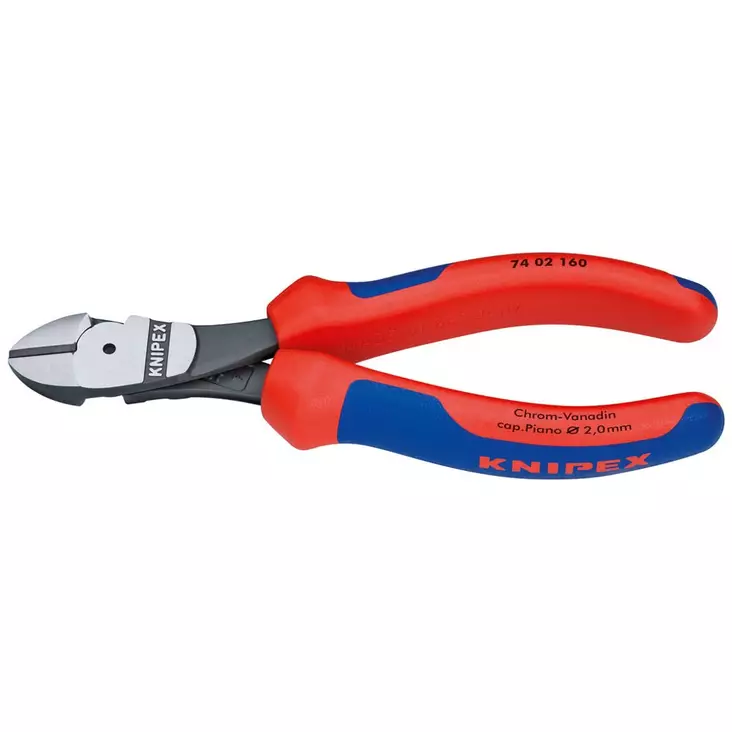 Knipex Voimasivuleikkuri 160mm, pianolanka 2,0mm - Sivuleikkurit - 0005835 - 1