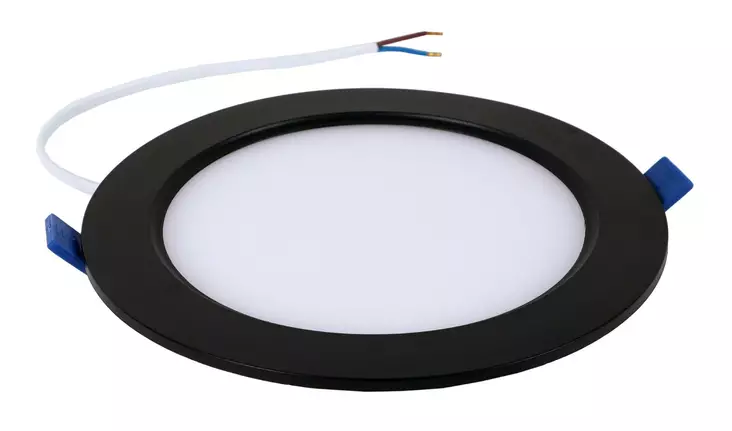 Led Energie Paneelivalaisin 12W, 900lm, uppo, 3 värilämpötilaa + himmennettävä, pyöreä musta - Alasvalot - 0004095 - 1