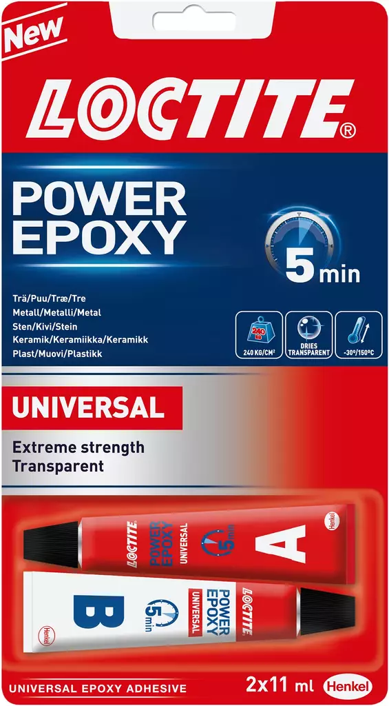 Loctite Power Epoxy Universal tuubi 22 ml - Yleisliimat - 0001505 - 1
