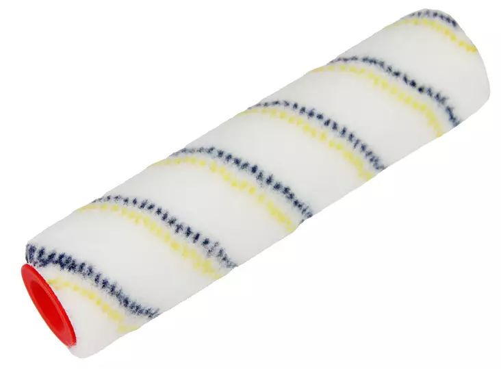 Maalitela 230mm sinikeltaraita, kuitu 7mm - Maalitelat ja jatkovarret - 0019795 - 1