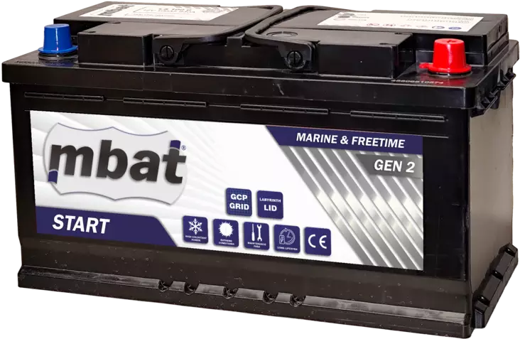 Marinestart 100Ah 830A 353x175x190mm - Vene- caravan- ja vapaa-ajan akut - 0021265 - 1