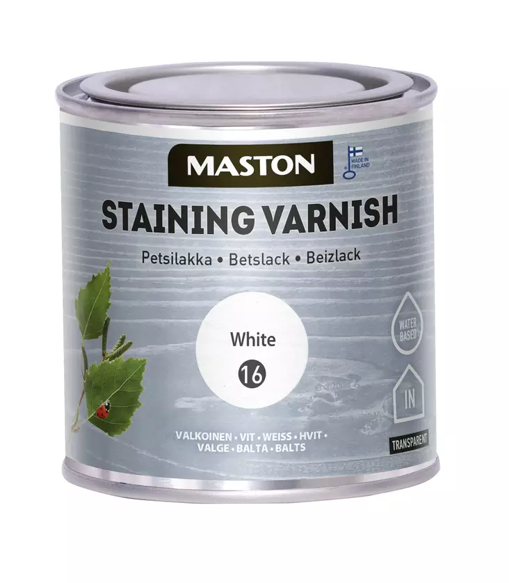 Maston petsilakka 250ml 16 Valkoinen - Petsit  - 0000295 - 1
