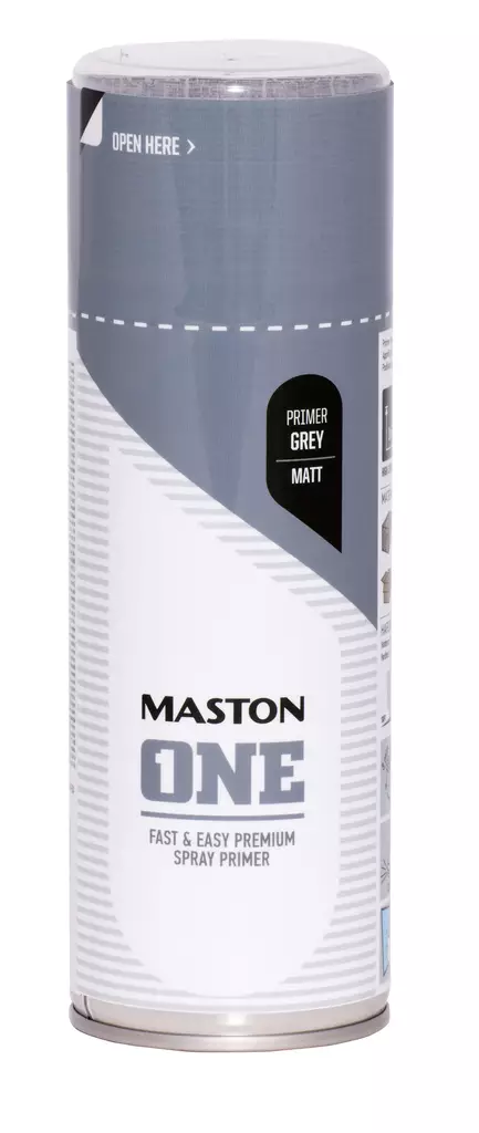 Maston spraymaali ONE - Pohjamaali Harmaa 400ml - Pohjamaalit spray - 0000135 - 1