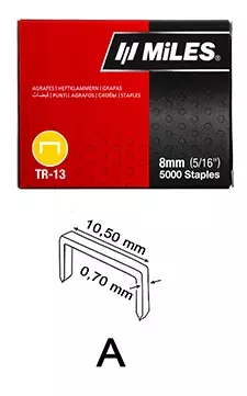 Miles Sinkilä 6mm (13) 5000kpl - Niitit nitojaan - 0019525 - 1