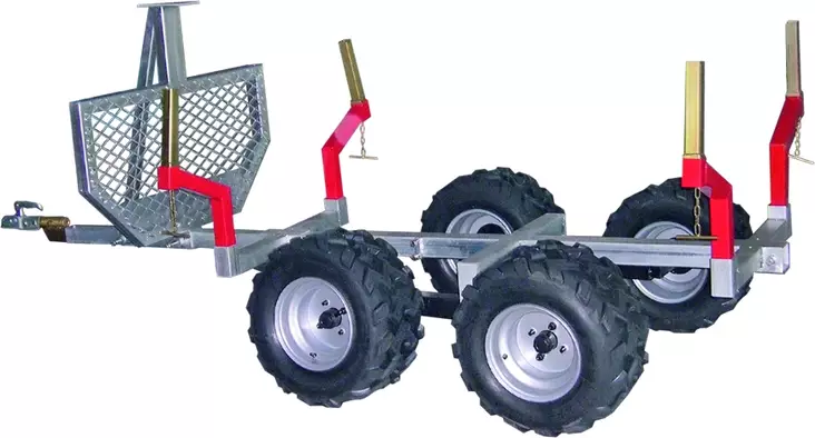 Mönkijän Tukkikärry keinutelillä - Peräkärryt - 0020415 - 1