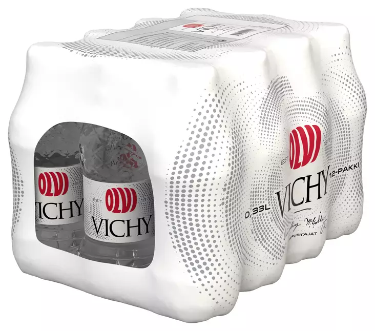 Olvi Vichy kivennäisvesi 0,33l 12-pack - Virvoitusjuomat - 0011655 - 1