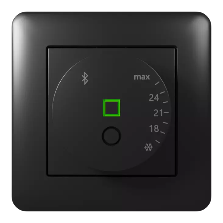 Onnline Yhdistelmätermostaatti ecoHelppo16 16A IP21 musta - Lattialämmitystermostaatit - 0007475 - 1