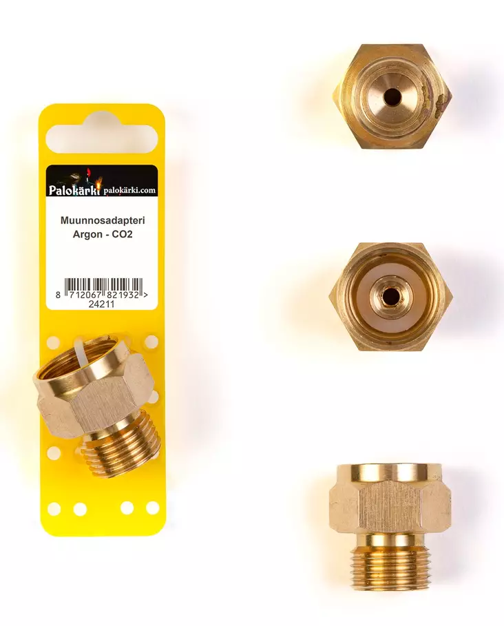 Palokärki Muunnosadapteri Argon - CO2 - Nestekaasutarvikkeet - 0020135 - 1