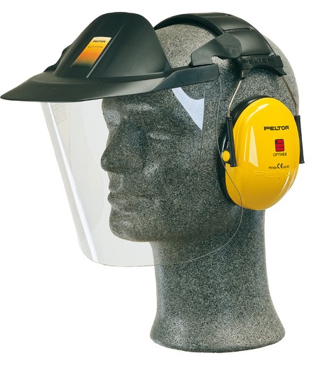 Peltor Multisystem suojavisiiri kuulonsuojaimilla - Suojalasit ja kasvonsuojaimet - 0002645 - 1
