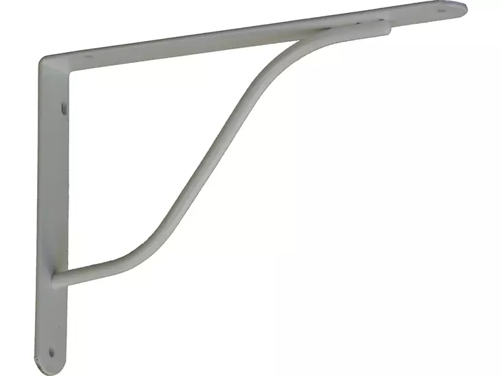 Pisla hyllynkannake Jasper 240x170mm harmaa - Metalliset hyllynkannattimet - 0001865 - 1