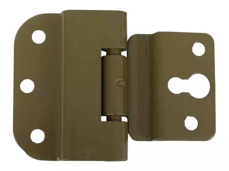 Pisla lehtisarana 70x50mm 2kpl ruskea/taivutettu - Oven saranat - 0002145 - 1